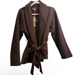 NWT Women's Blazer with Belt size M